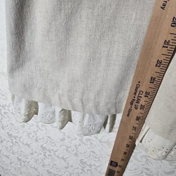 Vintage Cream Midi Skirt - Picture 12 of 13